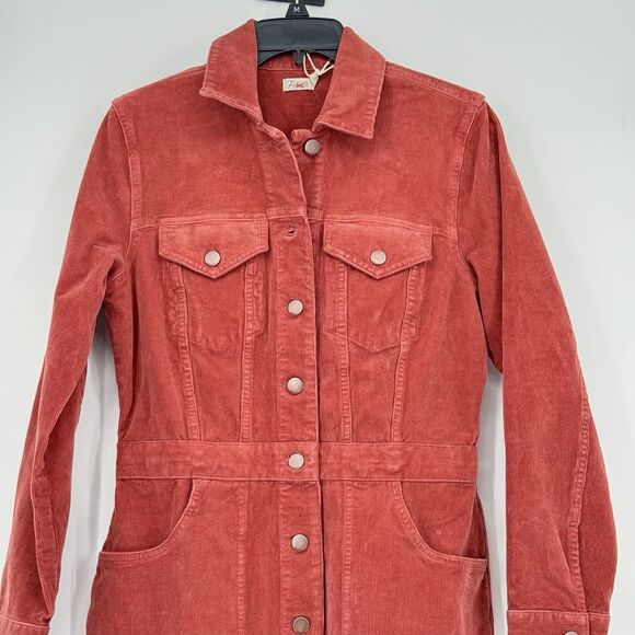 Faherty Red Mini Dress - Picture 4 of 14